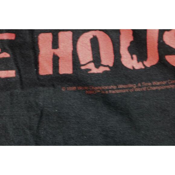 New Vtg NWO WCW Wolfpack 1998 Wrestling Multi T-Shirt In the House XL Mens USA - Picture 2 of 9